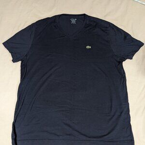 Lacoste V-neck T-shirt - Navy - XXL